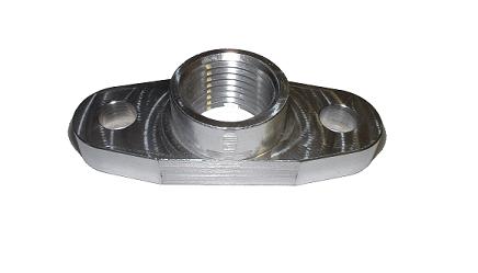 Aluminum - Oil Drain Flange T3 /T4, GT37, GT40, GT42